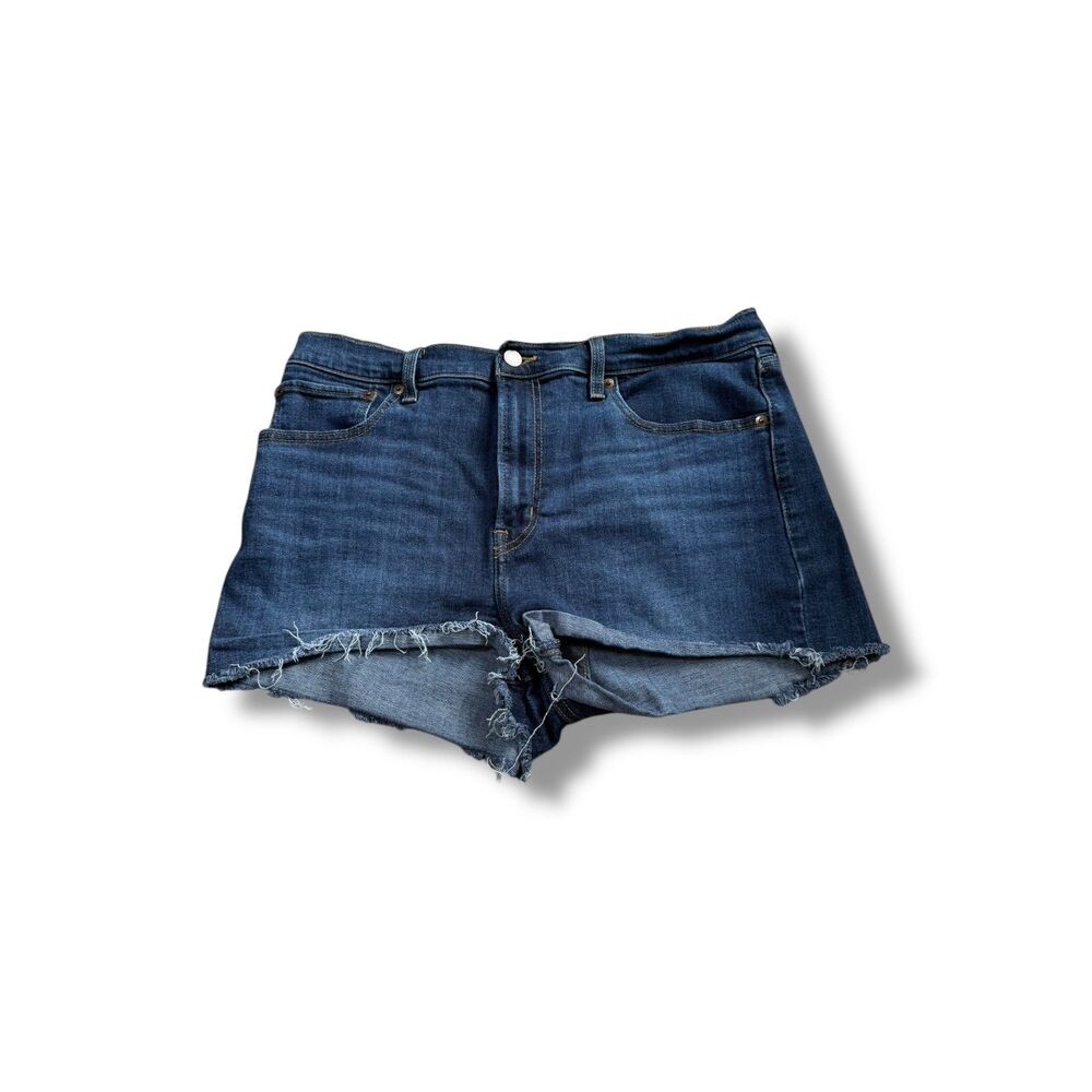 Levi's High Rise Frayed Hem Denim Shorts – Size 33/16